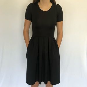 black LuLaRoe dress